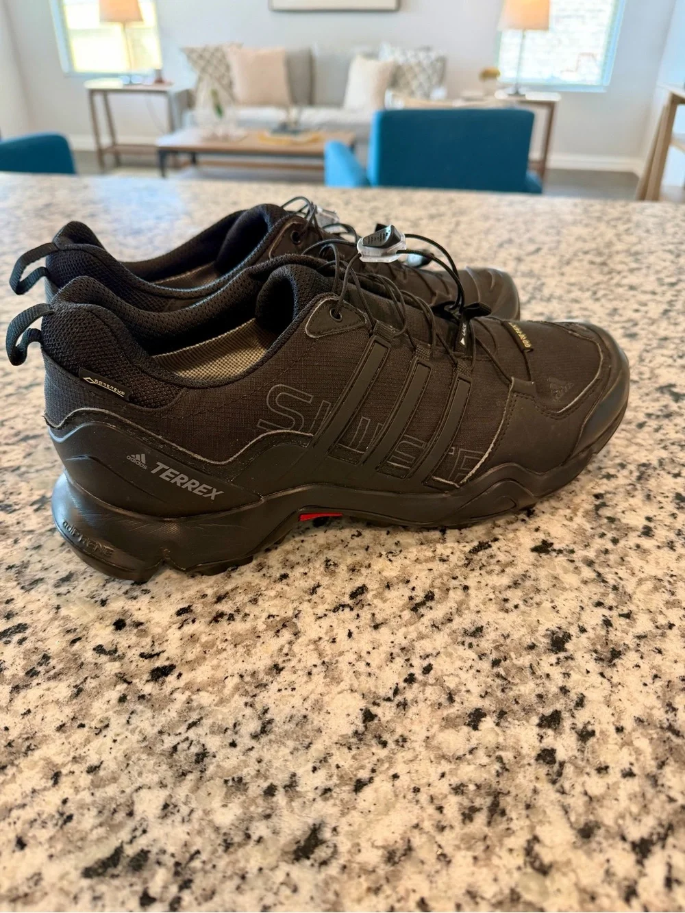 Adidas Terrex Swift R2 GTX Shoes Men's Size 11 Goretex Black Hiking Sneakers